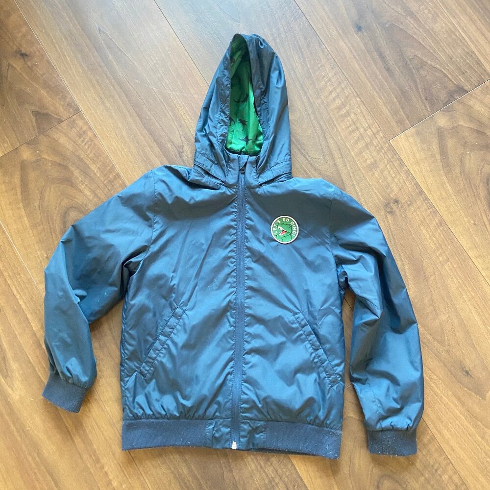 H&M Unisex Dino Lightweight Windbreaker / Jacket - Size 8-10